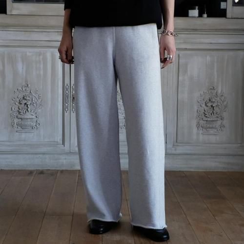HEAVY WEIGHT FLEECE BLEACH CUT OFF TROUSERS