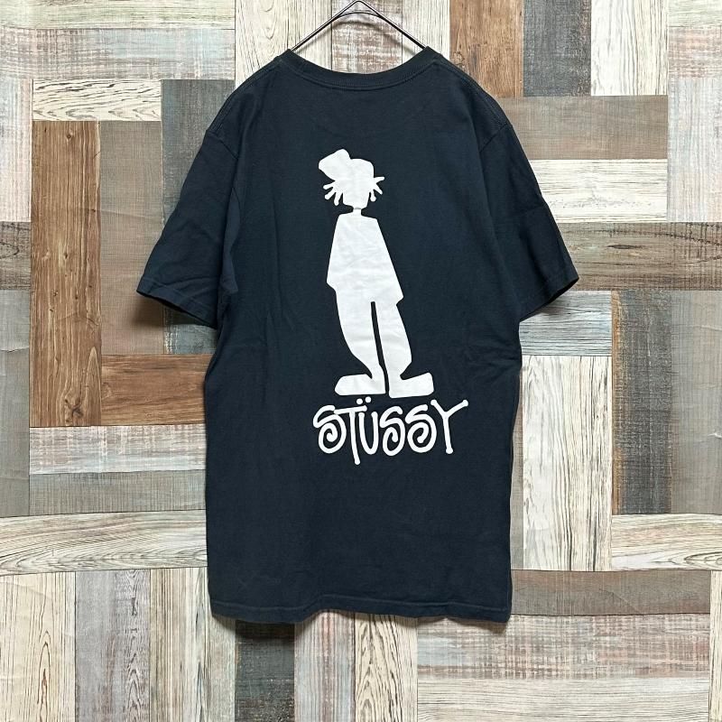 USED】STUSSYステューシー古着黒タグVINTAGE Shadow Man ヴィンテージ