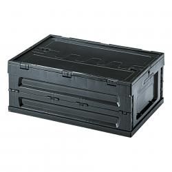 フォールディング コンテナ S 収納ボックス 収納ケース ボックス 折り畳み フォールディング フタ付き アウトドア キャンプ 押し入れ収納 インテリア