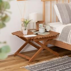 フォールディングローテーブル ブラウン アウトドアテーブル ローテーブル センターテーブル 折りたたみ式 木製 おしゃれ 円形 丸型 コンパクト 持ち運び