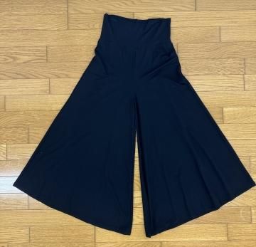 *SPORTMAX* バージンウールハンガーフレアパンツ ブラック MARNI バージンウール フレアパンツ ゴム PAMA0428U0TW83900W75