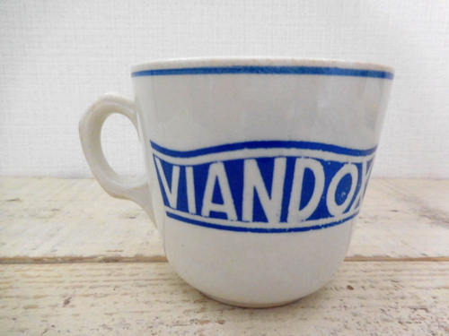 VIANDOX（ヴィアンドックス）マグカップ（青白）ムーラン・デ・ルウ/フレンチパブ雑貨