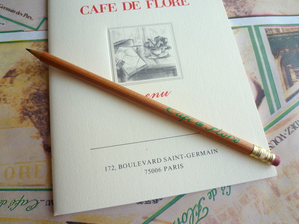 カフェ・ド・フロール鉛筆/パリ老舗カフェ・フランス雑貨