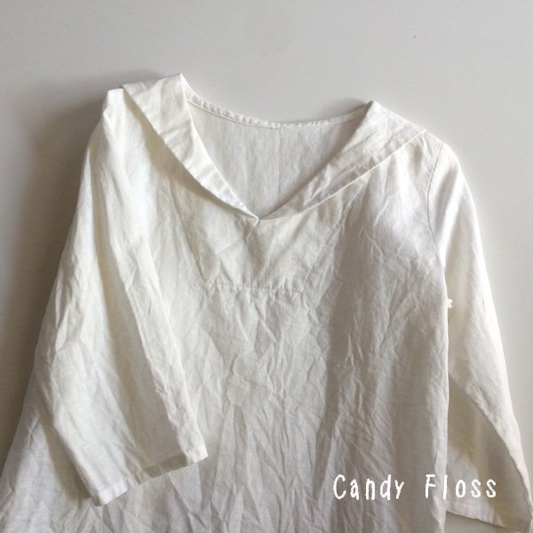 婦人服型紙 Lp 51 セーラーカラーのプルオーバー 子供服 婦人服の型紙パターン 型紙販売のcandy Floss