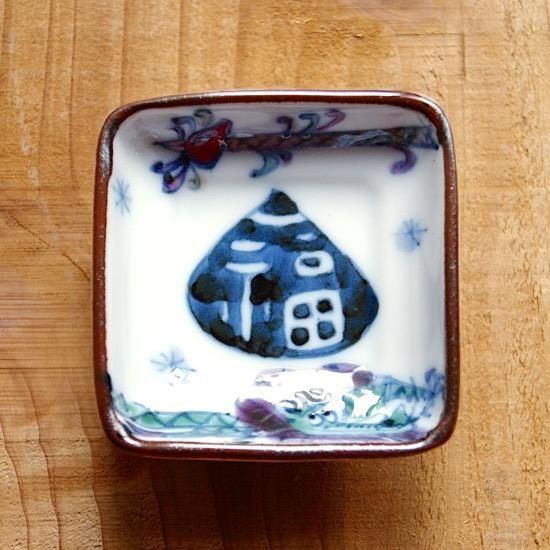 稲葉カヨ 福々絵付け豆皿 鳳凰と龍 - セレクトヨロズヤ