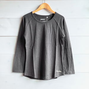 A HOPE HEMP-  Raglan Basic L/S Women's Tee - ɥ֥åM