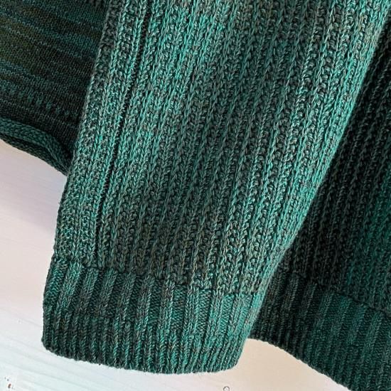 tamaki niime グッドゥ、ダークブルー 綿ニット 2 tamaki niime ニット