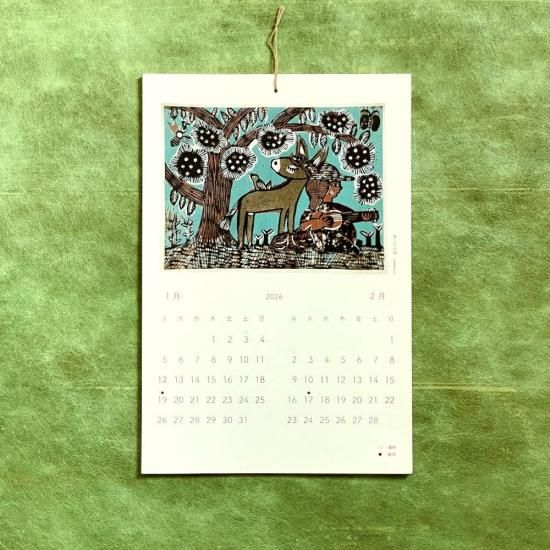 木版画カレンダー 2024年版 木版仏画カレンダー きたむらこういち作品 | MUGEN