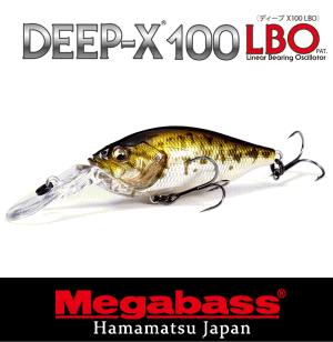 メガバス(Megabass) ディープX100 LBO(DEEP-X100 LBO) - 越谷タックルアイランド・バス
