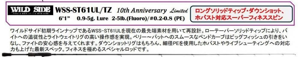 レジットデザイン ワイルドサイド 10th Anniversary Limited WSS