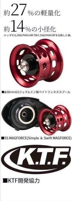 ダイワ 25 アルファス BF TW 8.5