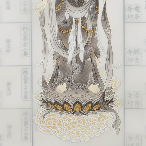 掛け軸 珍品 秩父三十四 観音霊場 御宝印軸 絹本 希少 軸装 掛軸 美品 掛け軸 珍品 秩父三十四 観音霊場 御宝印軸 絹本 希少 軸装 掛軸