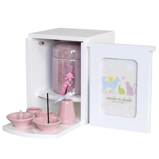 メモリアルボックス ホワイト｜ 手元供養商品専門店 いっぽ一歩堂