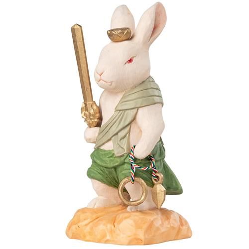 【未開封】うさぎの御守り　ポックル大魔王 干支守り 『厄除 卯不動尊』（大） 不動明王｜ お遍路用品/四国巡礼