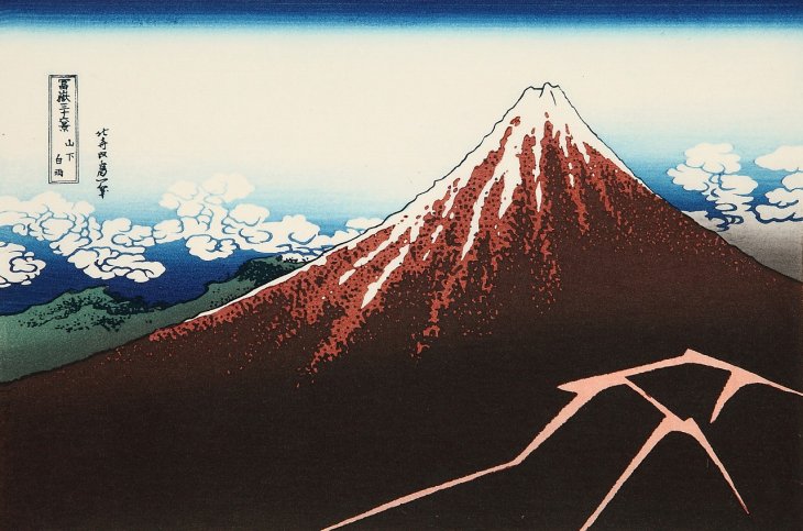 赤富士と黒富士、富士山の２つの顔を描き分けた北斎さん | 浮世絵復刻