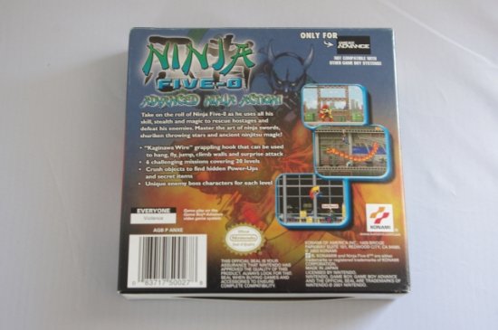 Ninja Five-O[北米版GBA](中古)ニンジャ ファイブ オー（箱説付き