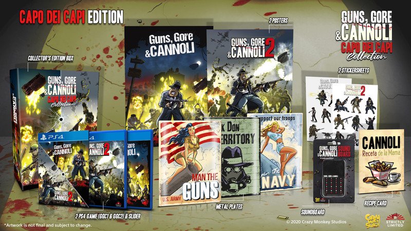 PS4[1+2セット]Guns, Gore & Cannoli Capo Dei Capi Edition[輸入版 