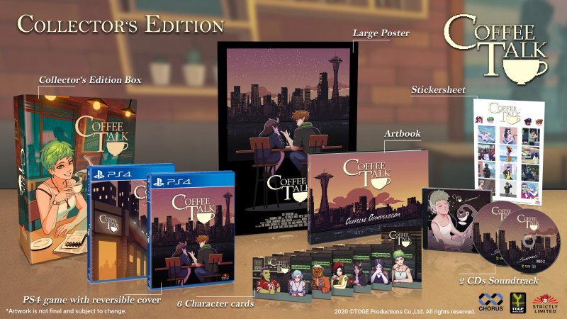 PS4[CE]Coffee Talk Collector's Edition[輸入版](新品)コーヒートーク