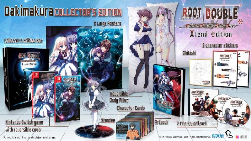 抱き枕CE[スイッチ]ROOT DOUBLE DAKIMAKURA Collector's Edition[輸入版](新品)ルートダブル  Dコレクターズ（日本語なし）【SLG-PS限定】 - bit-games 洋ゲー（海外ゲーム）通販。レトロ・周辺機器[ビットゲームズ]