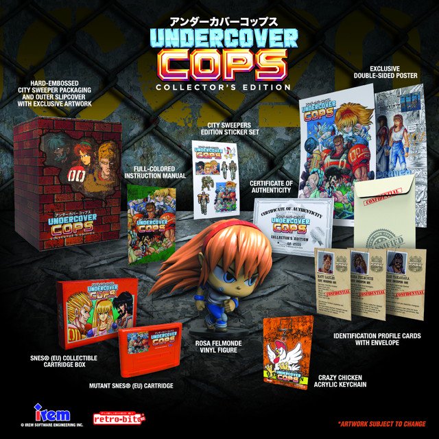 ワケあり値引き品(痛み小)】 UNDERCOVER COPS COLLECTOR'S EDITION [欧州版SNES](新品)アンダーカバーコップス  コレクターズエディション【リージョンフリー】 - bit-games 洋ゲー（海外ゲーム）通販。レトロ・周辺機器[ビットゲームズ]