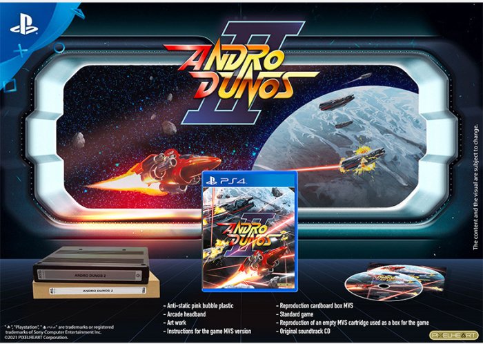 PS4]Andro Dunos 2 MVS Edition[EU輸入版](新品)アンドロ デュノス2 マルチ ビデオ システム  エディション【JFG限定】 - bit-games 洋ゲー（海外ゲーム）通販。レトロ・周辺機器[ビットゲームズ]