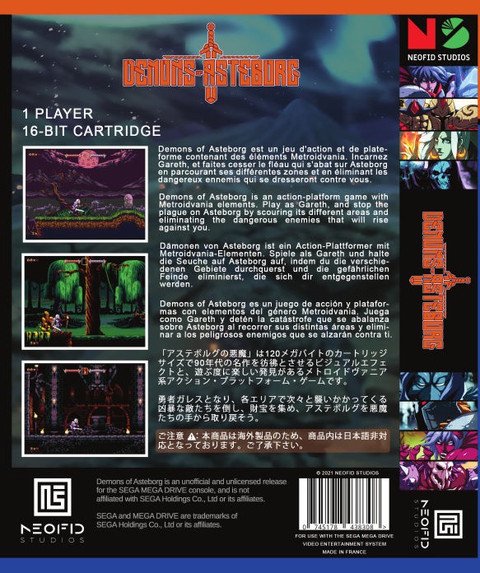 Demons Of Asteborg[輸入品MEGA DRIVE/GENESIS](新品)アステボルグの