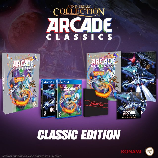 予約 クラシックVer[PS4]コナミ Arcade Classics Anniversary Classic 