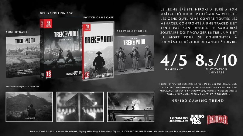 DX[スイッチ]Trek to Yomi Deluxe Edition[欧州フランス版](新品)トレック トゥ ヨミ デラックス エディション -  bit-games 洋ゲー（海外ゲーム）通販。レトロ・周辺機器[ビットゲームズ]