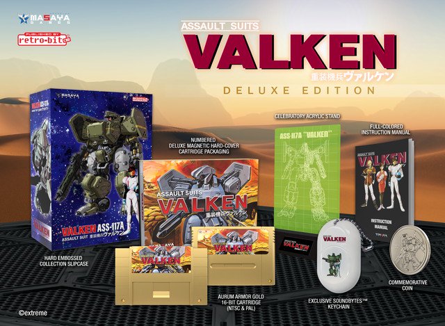 予約 DX版【欧州SNES Ver】Assault Suits Valken Deluxe Edition(新品 