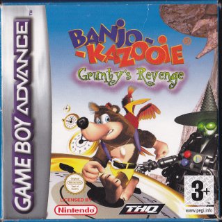 banjo kazooie:Grunty's Revenge[欧州版GBA](中古)バンジョーと 