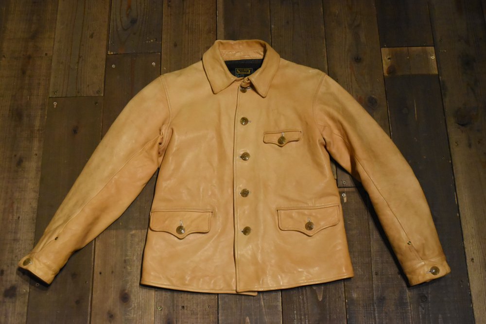 Sturdy Luggage Supply"DRIVING LEATHER JACKET/Natural" ホース