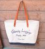 Sturdy Luggage Supply｜”CANVAS TOTE” (White × Navy)