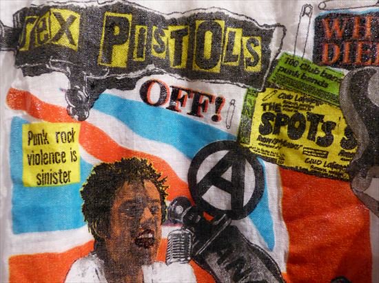 SEX PISTOLS - COLLAGE MUSLIN TOP (ガーゼシャツ) - 下北沢KILLERS