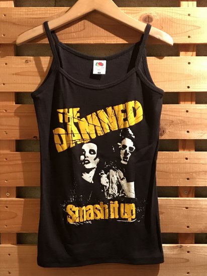 THE DAMNED,ダムド,ダムド T-シャツ,キャプテンセンシブル,パンクキャミソール,パンクレディース,PUNK衣装,パンクファッション,ROCK ,ロック服,70'S PUNKROCK,