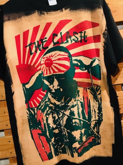 THE CLASH - KAMIKAZE T-SHIRTS (BLEACHED) - 下北沢KILLERS