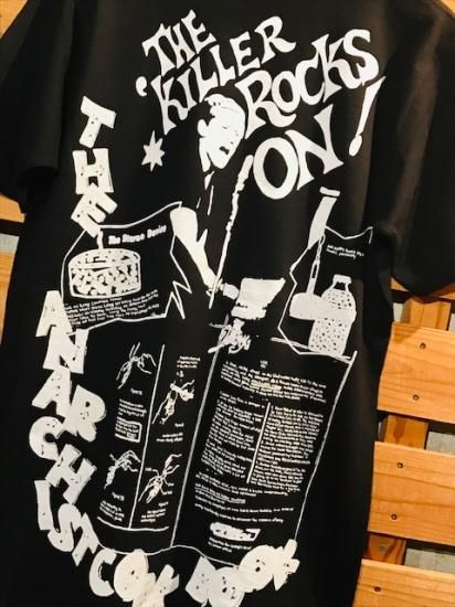 Vive le Rock - DOUBLE SIDED PRINT T-SHIRTS (BLACK) - 下北沢