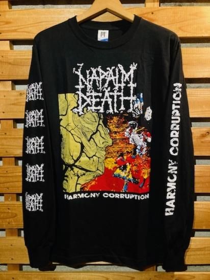 NAPALM DEATH - HARMONY CORRUPTION LONG SLEEVE T-SHIRTS - 下北沢KILLERS