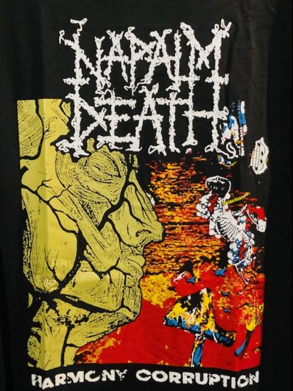 NAPALM DEATH - HARMONY CORRUPTION LONG SLEEVE T-SHIRTS - 下北沢KILLERS