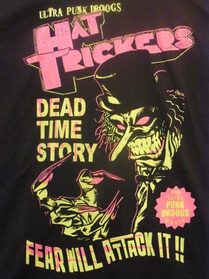 HAT TRICKERS - DEAD TIME STORY T-SHIRTS (PINK LOGO) - 下北沢KILLERS