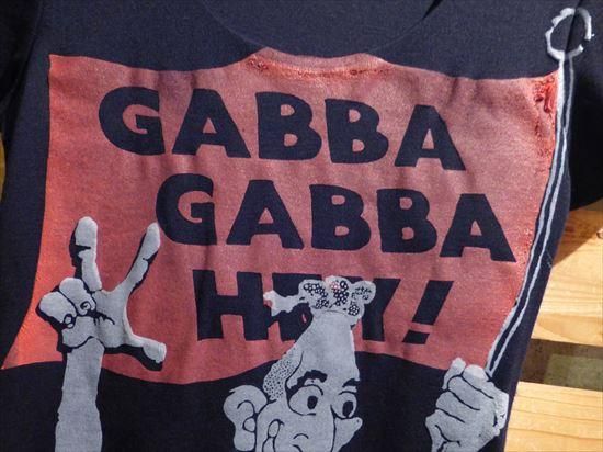 ラモーンズ　バンドTシャツ　GABBA GABBA HEY　ロック RAMONES GABBA GABBA HEY Punk Rock Band REO Rock of the T
