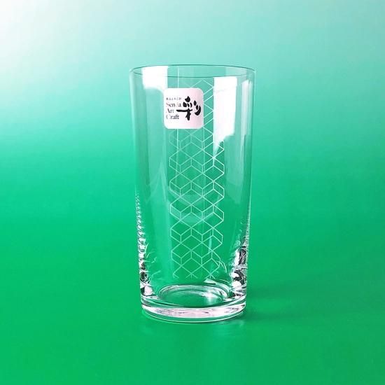 千彩 和柄タンブラー No.6 菱（ヒシ）