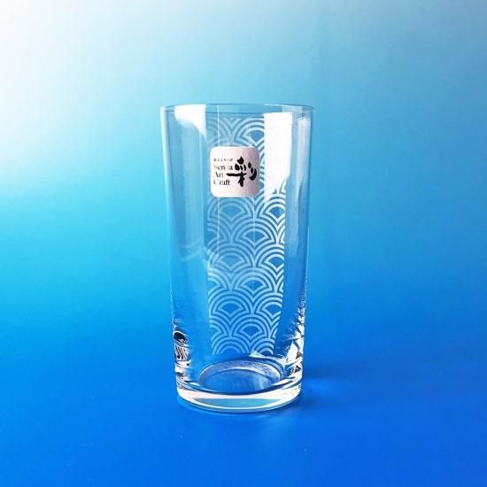 千彩 和柄タンブラー No.6 菱（ヒシ）