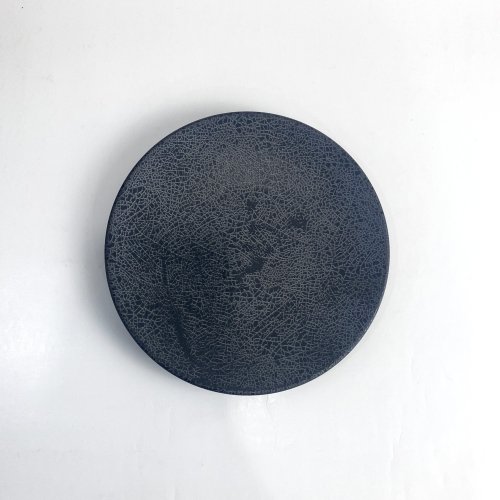光洋陶器  墨縅21cm皿