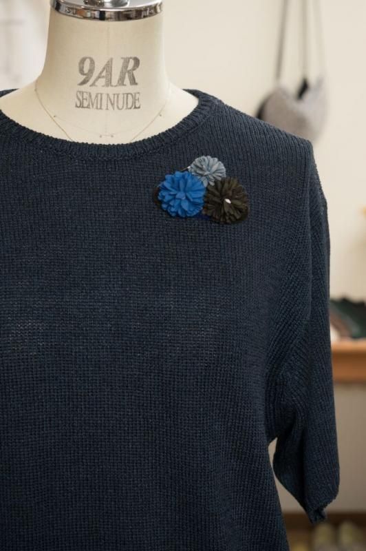 ミナペルホネン ニット Yume ネイビー ミナペルホネン ニット Yume