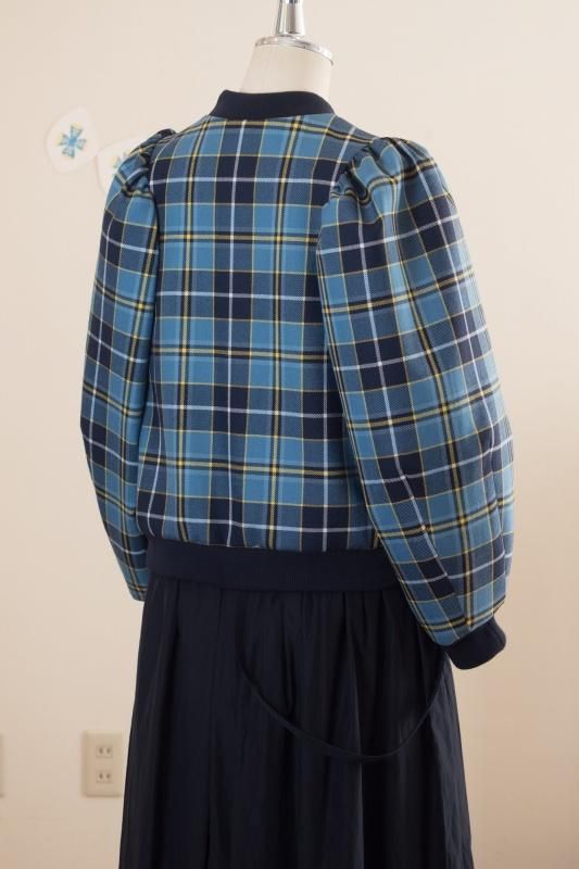 mina perhonen mina perhonen tartan ブルゾン - ミナペルホネン正規