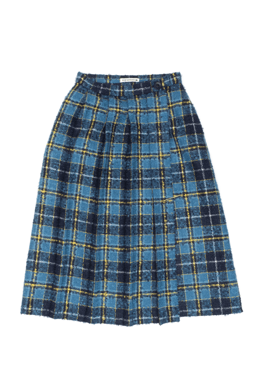 mina perhonen mina perhonen tartan 巻きスカート - ミナペルホネン ...