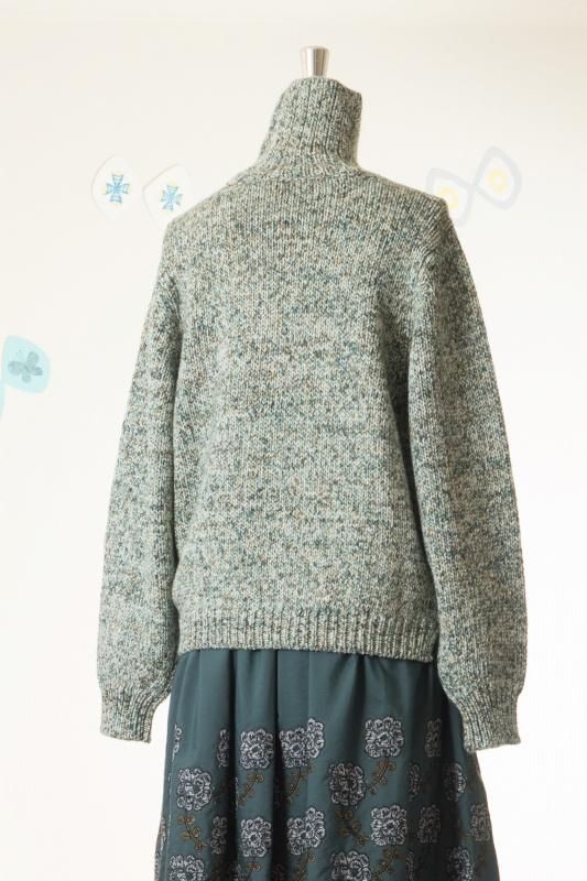 ミナペルホネン★mina perhonen★ニットプルオーバー botany36 mina perhonen soffione ニットプルオーバー - ミナペルホネン