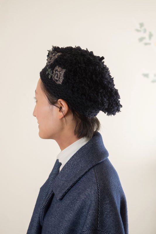 mina perhonen×hitomi shinoyama design -yula- ベレー帽 - ミナ 