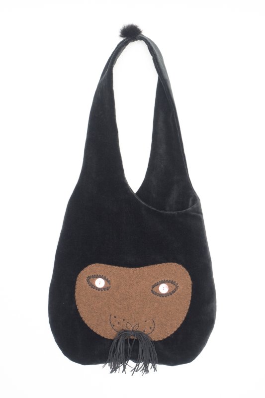 【週末お値引き！】ミナペルホネン　usa bag  black  （小）ご理解頂ける方でお願い致します