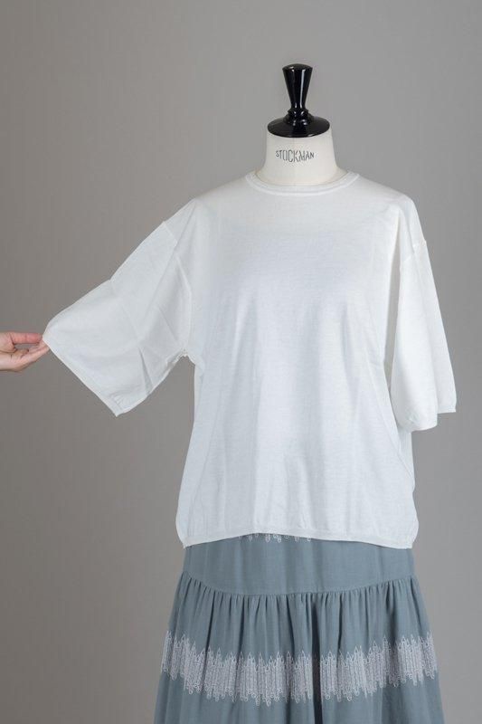 mina perhonen creme オーガニックコットンニット　ブラック mina perhonen creme オーガニックコットンニット ブラック